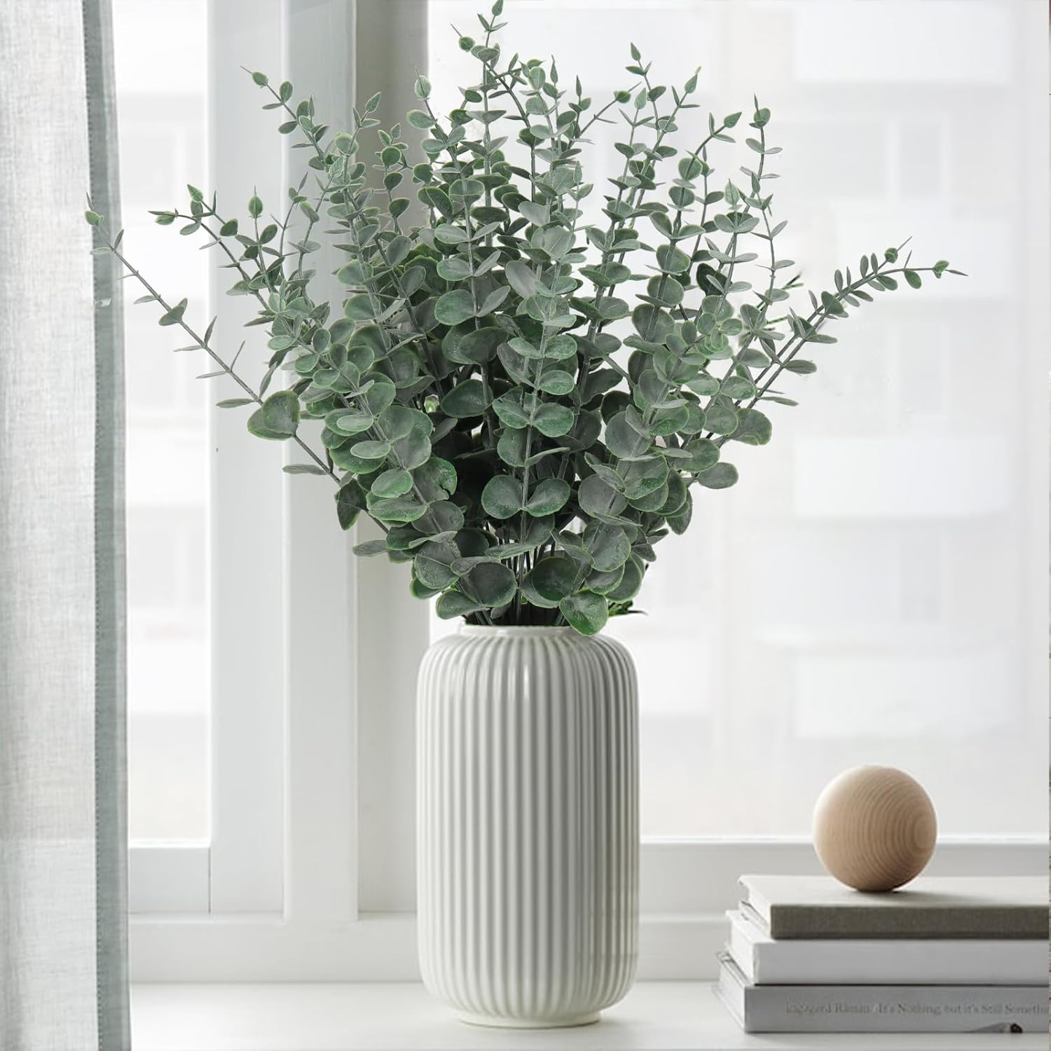 10/20 adet Yapay Bitkiler Okal - Eucalyptus Preserved incelemesi ve fiyatı